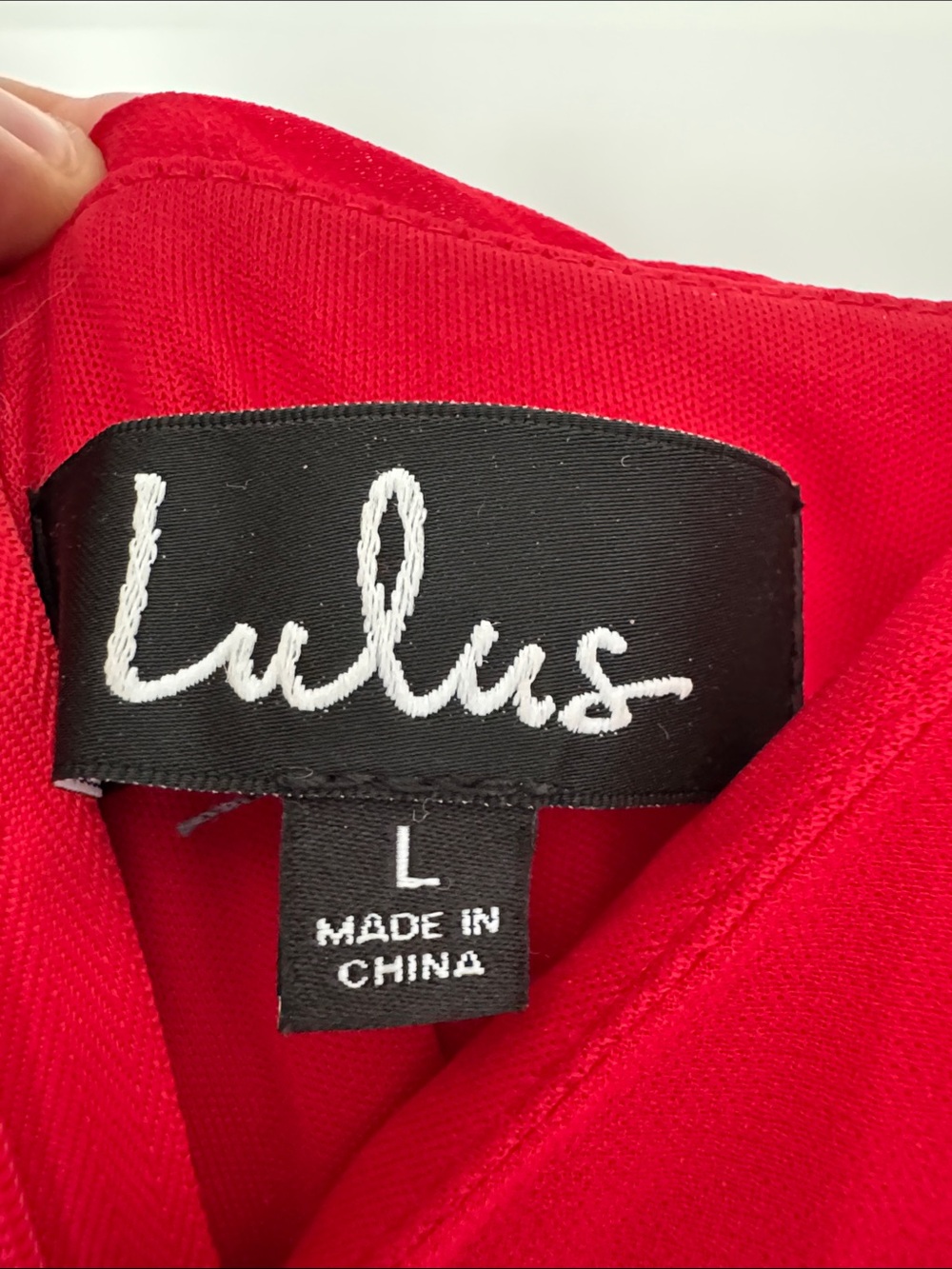 Lulu's Red Ruffle High-Low Slip Dress - Picture 2 of 3